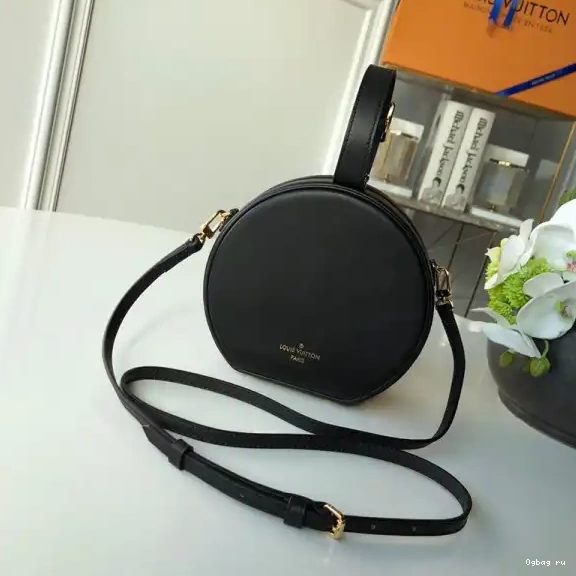 With Vuitton BOITE PETITE Leather CHAPEAU Alligator Louis 0425